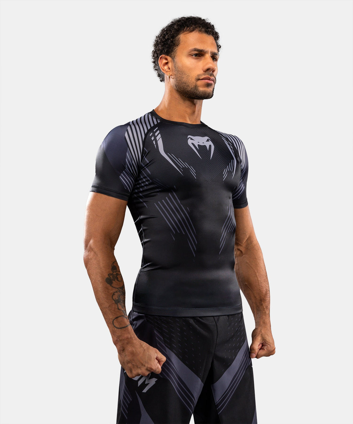 Venum Rashguard No-Gi 6.0 - Zwart/Grijs