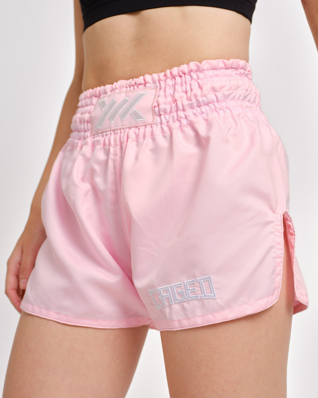 Caged Classic Muay Thai Shorts - Licht roze