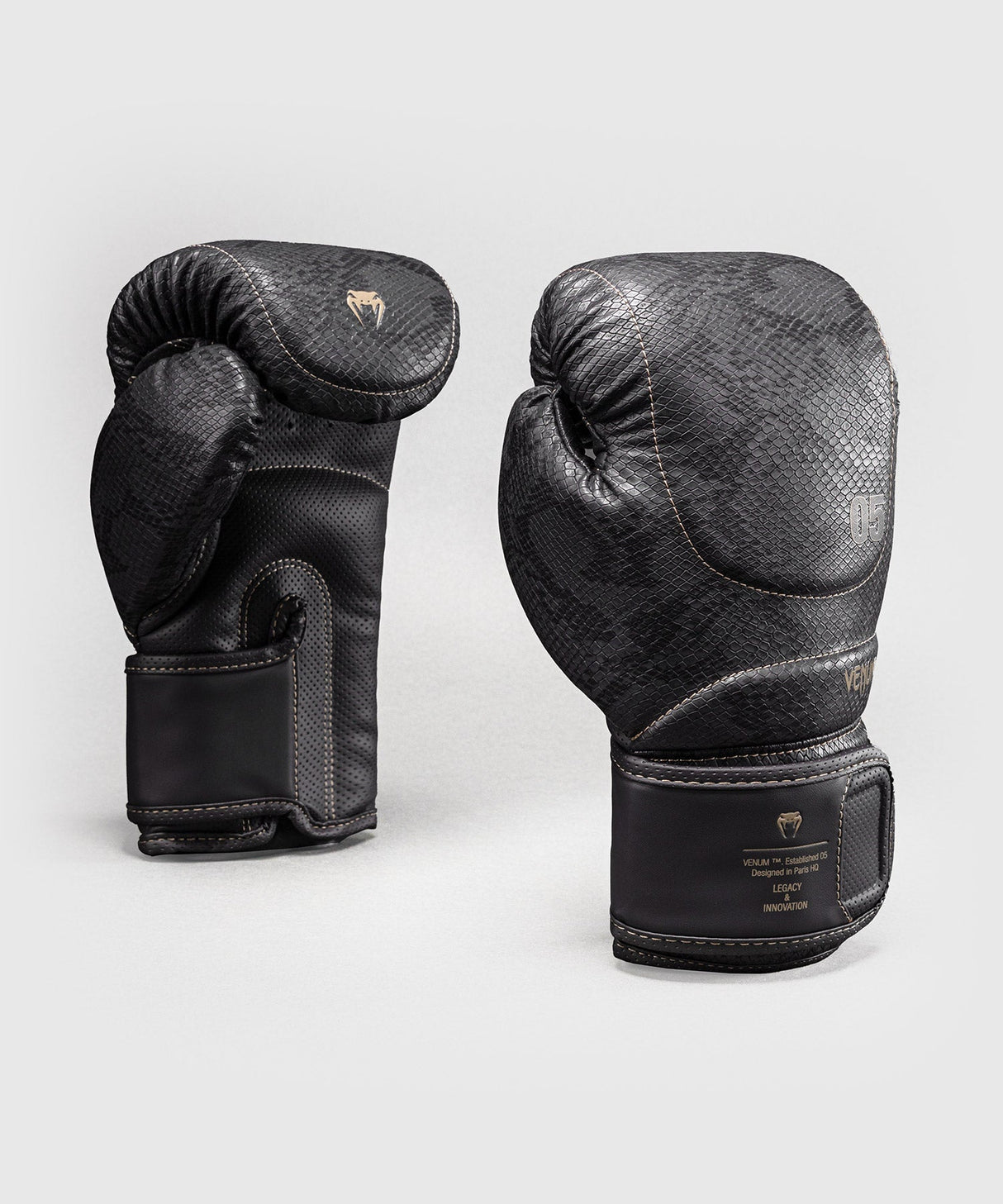 Venum Bokshandschoenen Impact Evo Scales - Donkergrijs