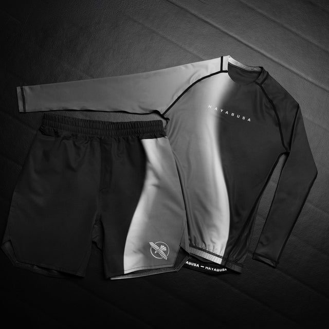 Hayabusa Rashguard Apex Nova Lange Mouwen Kinderen - Zwart
