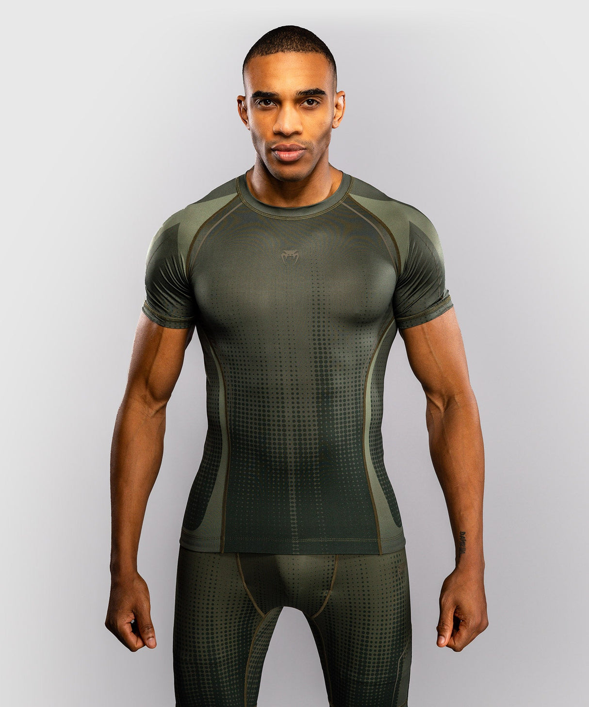 Venum Rashguard Stealth - Kaki/Legergroen