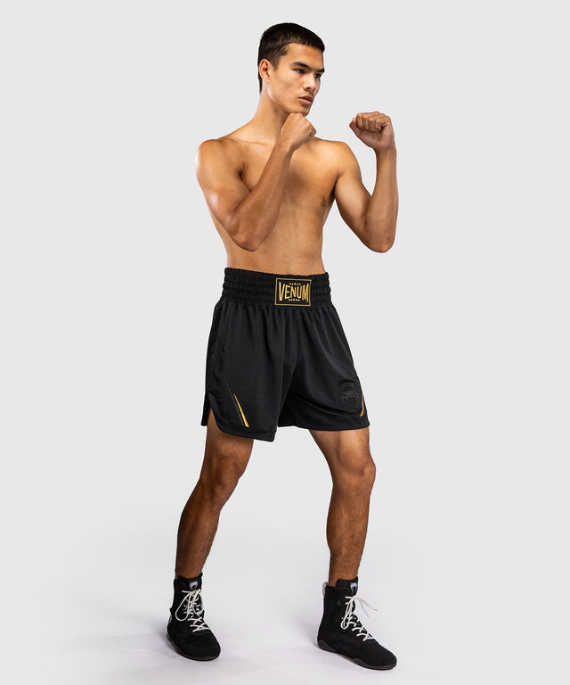 Calções de boxe Venum G-Core – Preto/Ouro