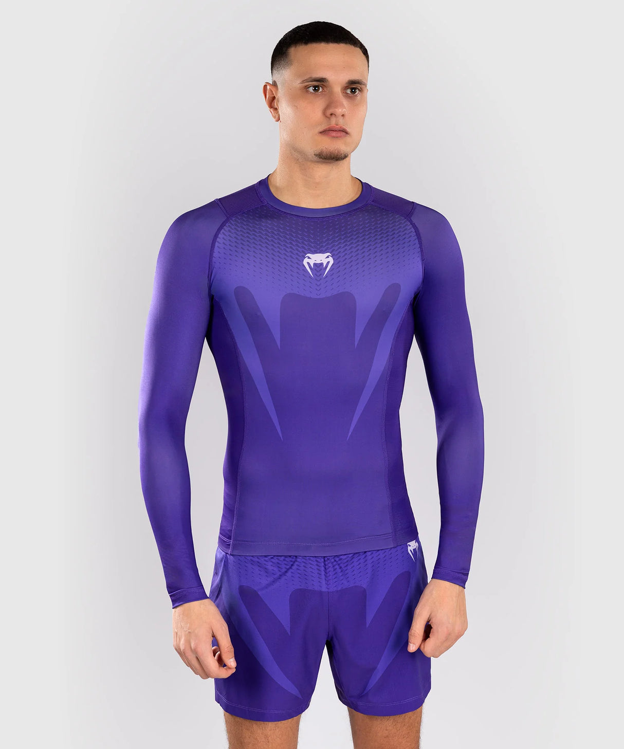 Venum No Gi Rashguard Lange Mouwen - Paars