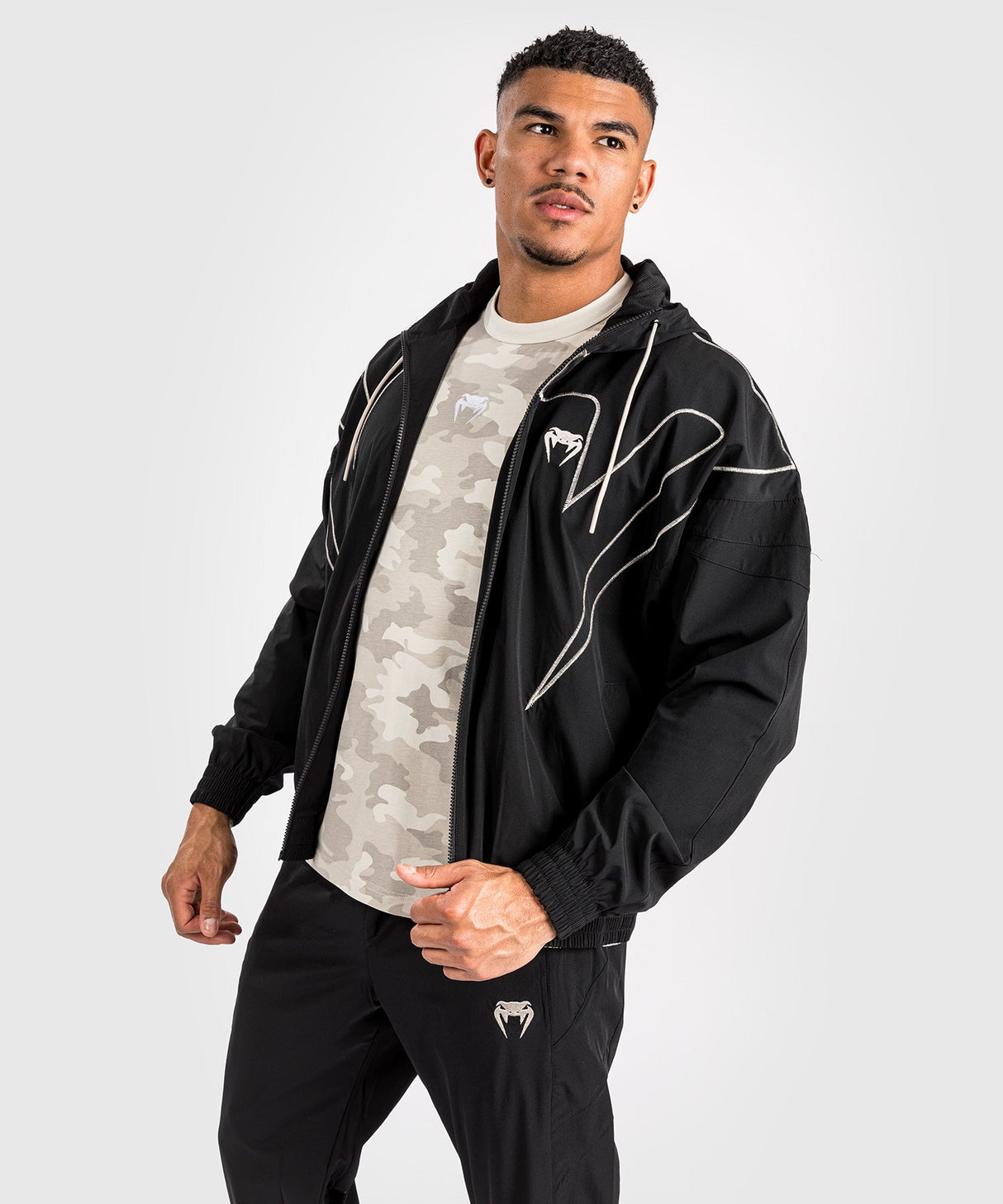 Venum Attack 90 Jas - Zwart/Wit