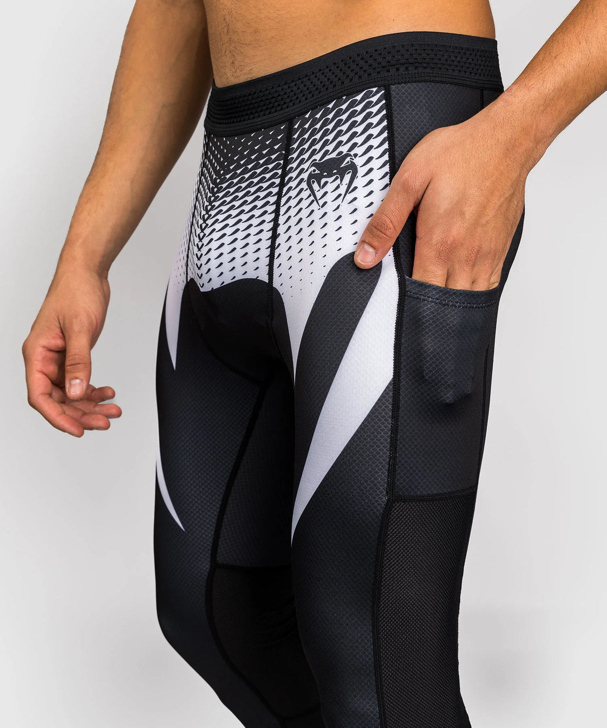 Venum No Gi Spats - Zwart/Wit