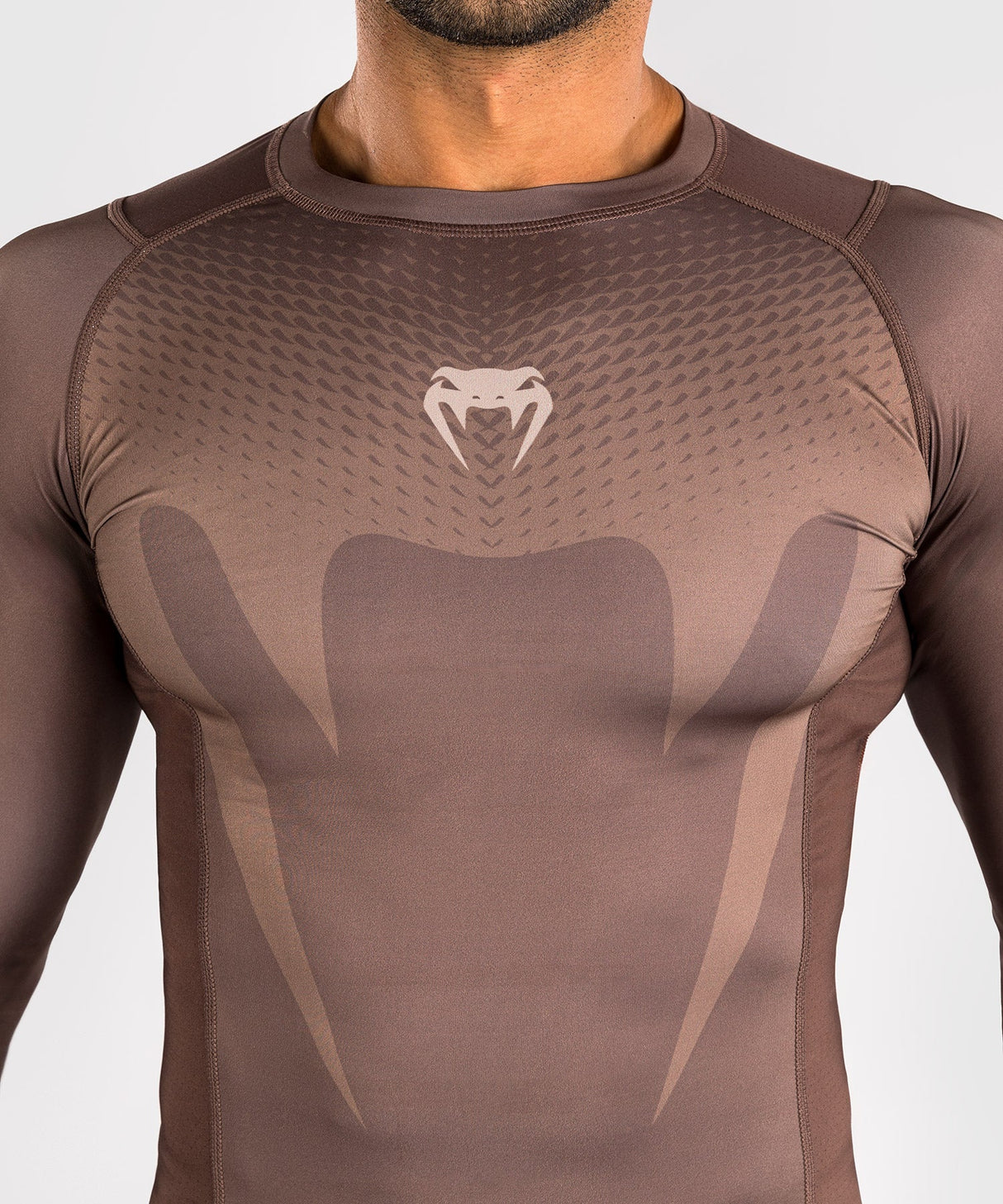 Venum No Gi Rashguard Lange Mouwen - Bruin