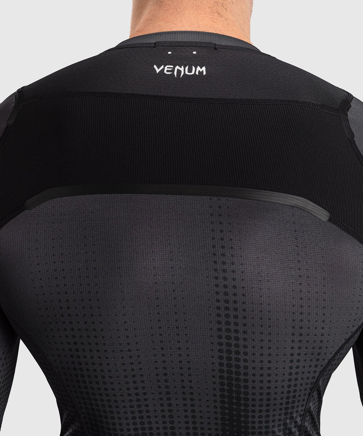 Venum Rashguard Stealth - Zwart/Wit
