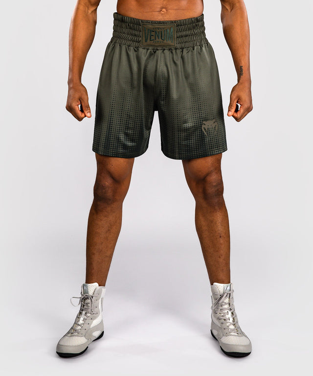 Pantalones de boxeo Venum Stealth – Caqui/Verde oscuro