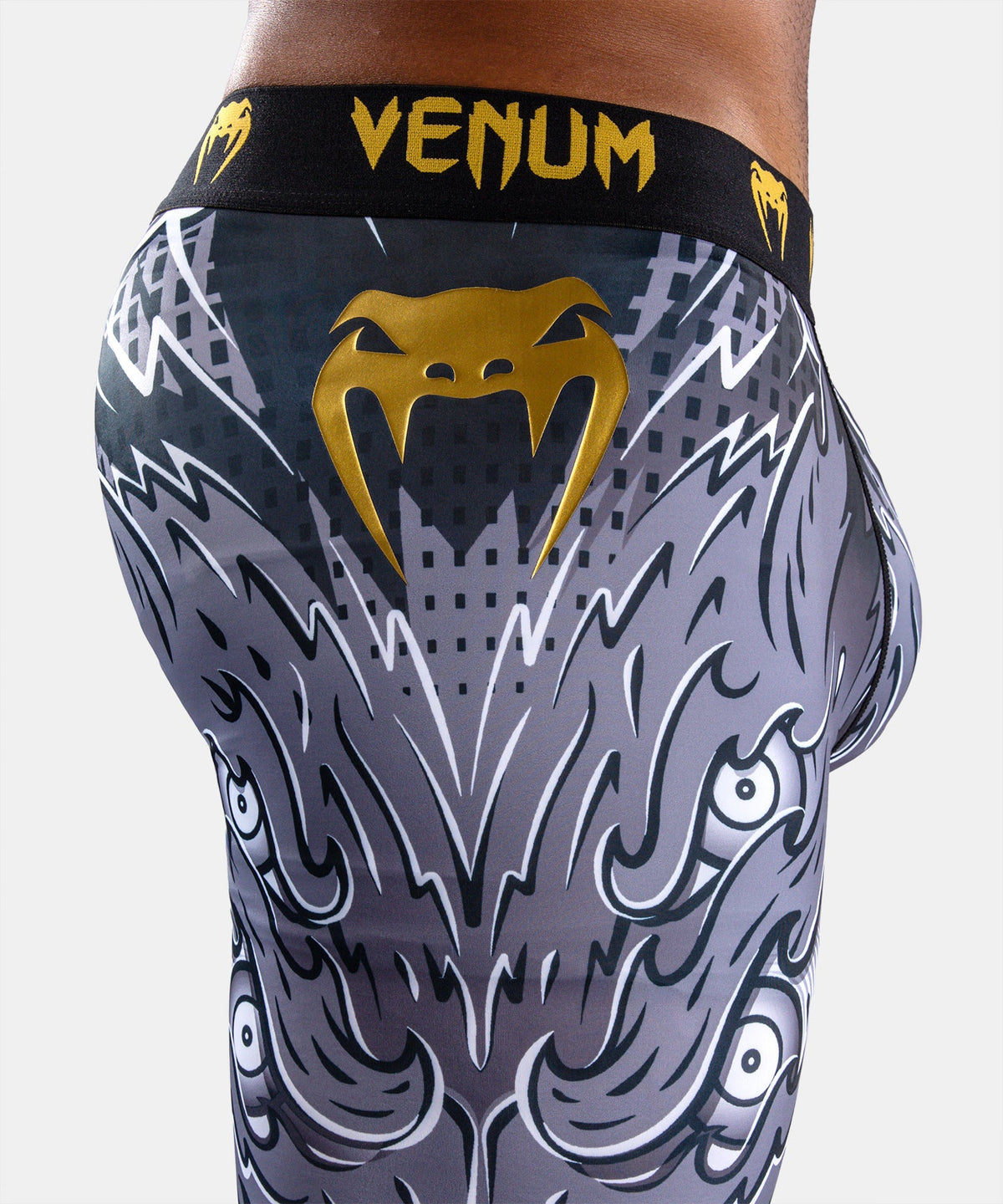 Venum Compressiebroek Wolf Atak - Zwart/Grijs
