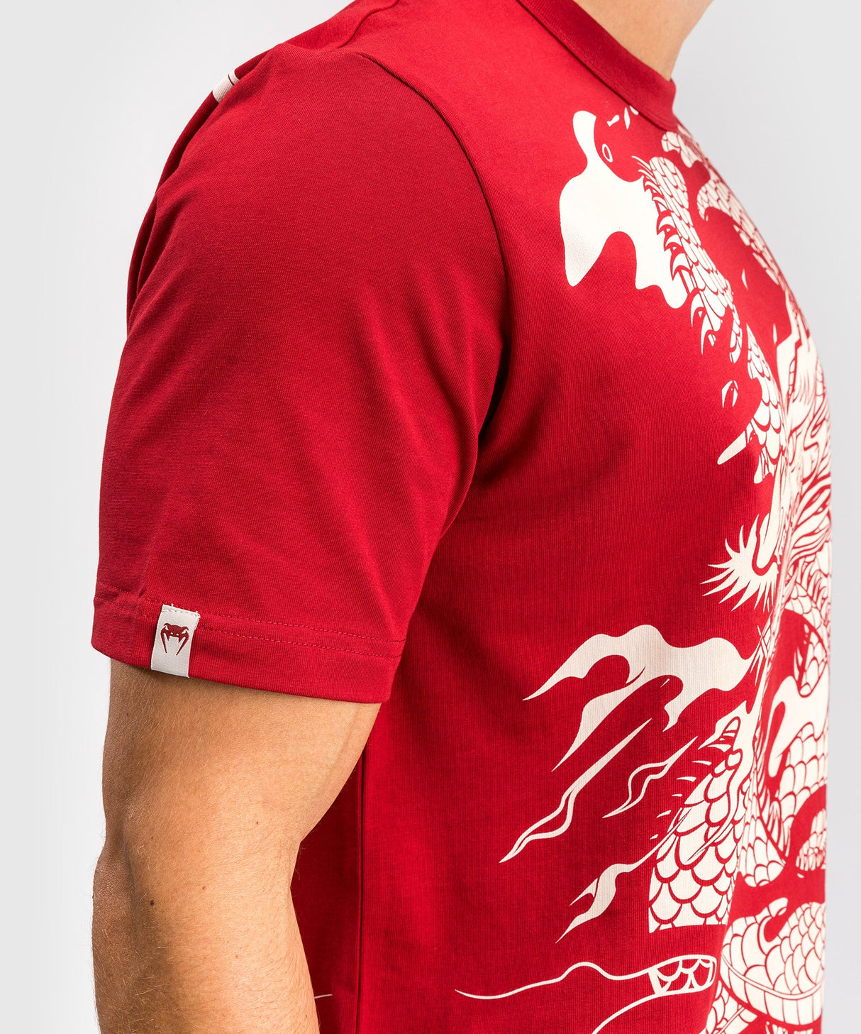 Venum T-shirt Dragon's Flight - Rood/Crème Wit