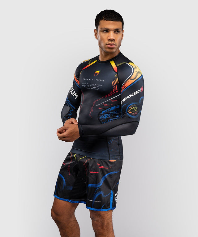 Venum Rashguard TEKKEN 8 Yoshimitsu – Schwarz/Orange – Foto 3