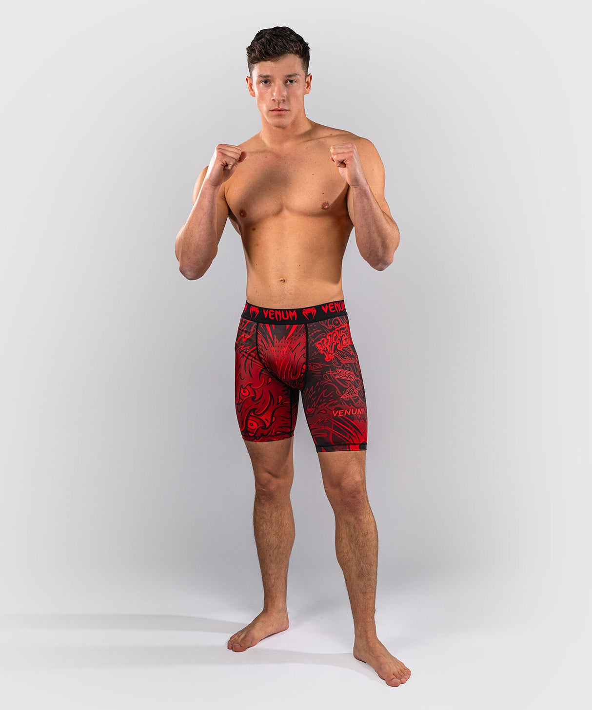 Venum Compressieshort Wolf Atak - Zwart/Rood