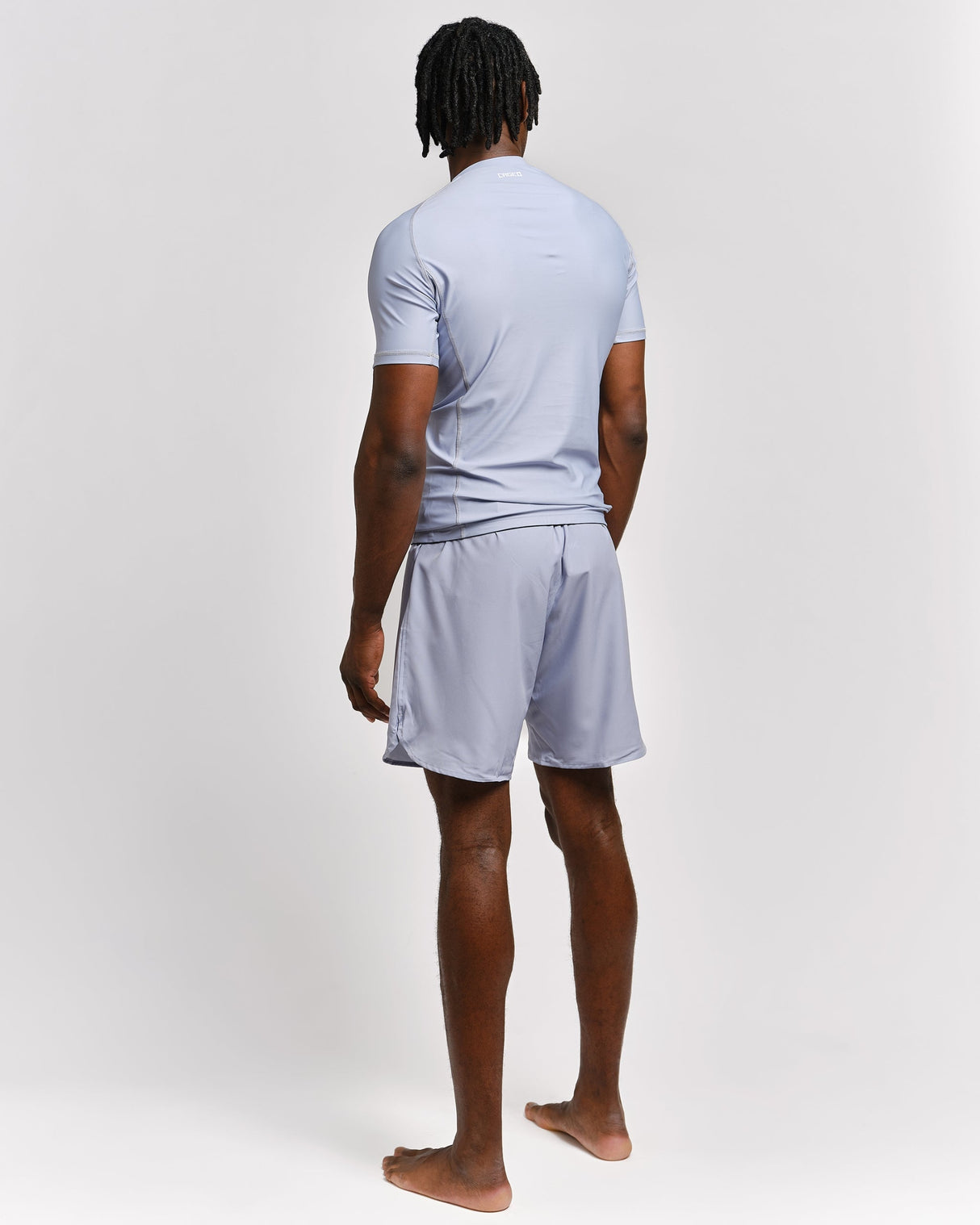 Caged Rashguard Tactical Korte Mouwen - Gunmetal Grey