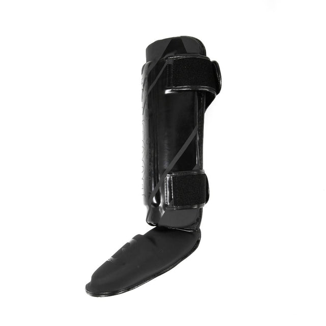 Espinilleras Booster Thai Striker V2 – Negro/Negro