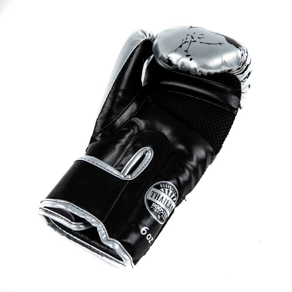 Booster Bokshandschoenen BG Kids Marble - Zilver/Zwart