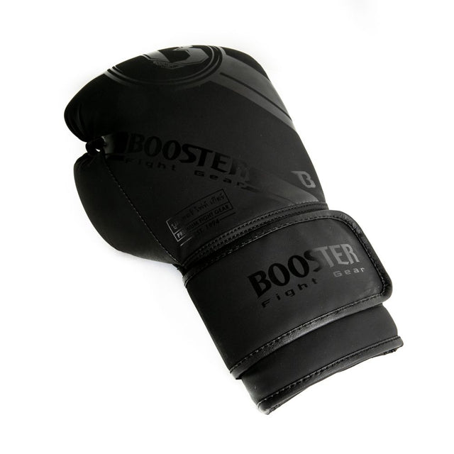 Guantes de boxeo Booster Premium Striker – Negro/Negro