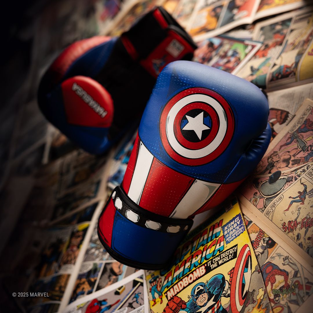 Hayabusa Bokshandschoenen Captain America - Rood/Wit/Blauw