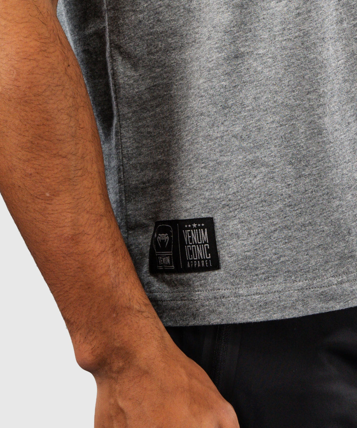 Venum T-Shirt Fight Icon - Licht Gemêleerd Grijs