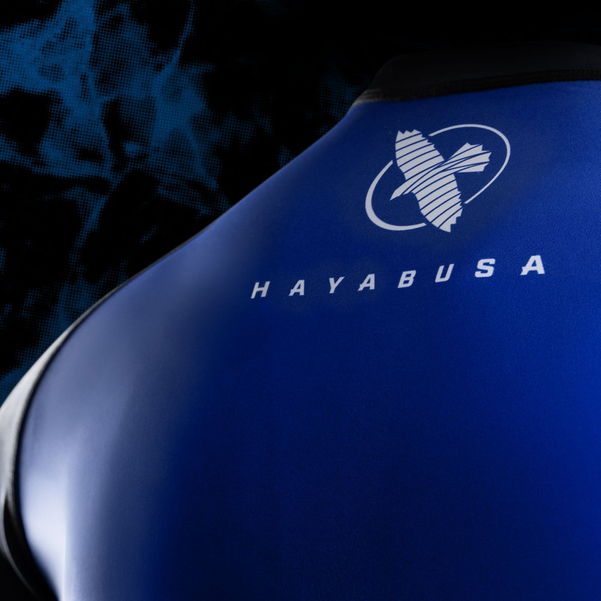 Hayabusa x UFC BJJ Rashguard Lange Mouwen Dames - Zwart/Blauw