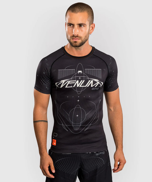 Venum Rashguard Kurzarm Eclipse - Schwarz
