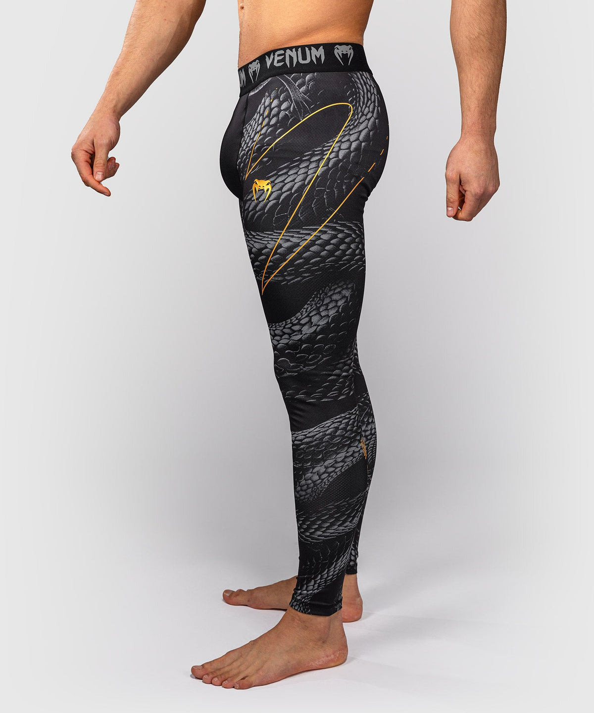 Venum Compressiebroek Matupa - Zwart/Grijs/Goud
