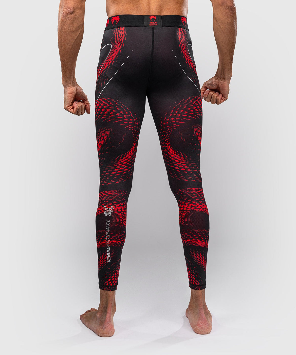 Venum Compressiebroek Matupa - Zwart/Rood/Zilver