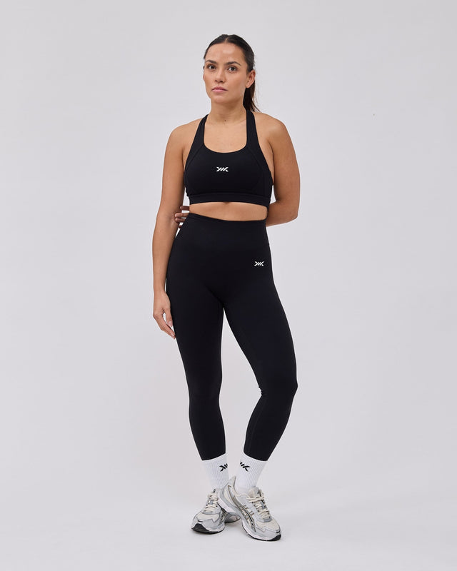 Caged Essential Leggings – Schwarz