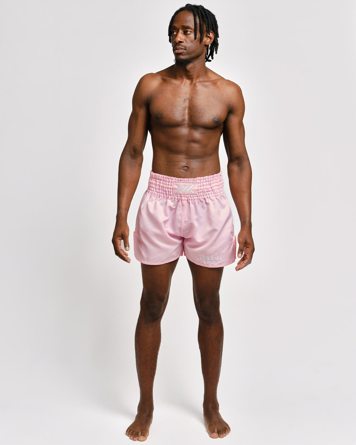 Caged Muay Thai Shorts Classic - Baby Roze