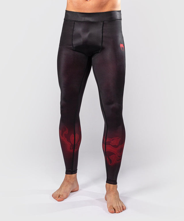 Shorts de compression Venum Spectre – Noir/Rouge