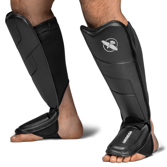 Hayabusa Skinnebensbeskyttere T3 Full - Sort