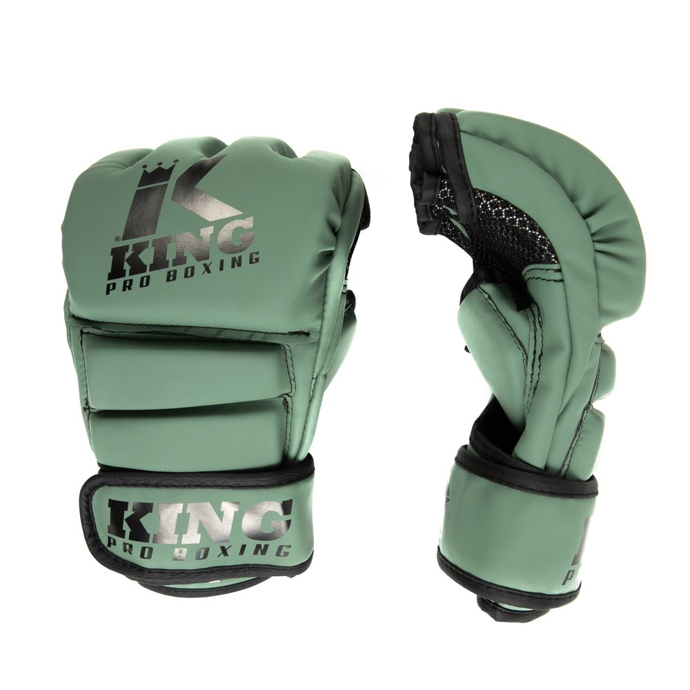 King Pro Boxing MMA Handschoenen Revo - Kaki Groen