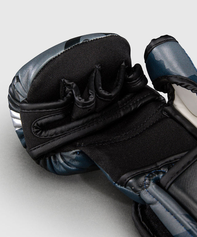 Gants de MMA Venum Elite Camo – Bleu marine foncé/Bleu