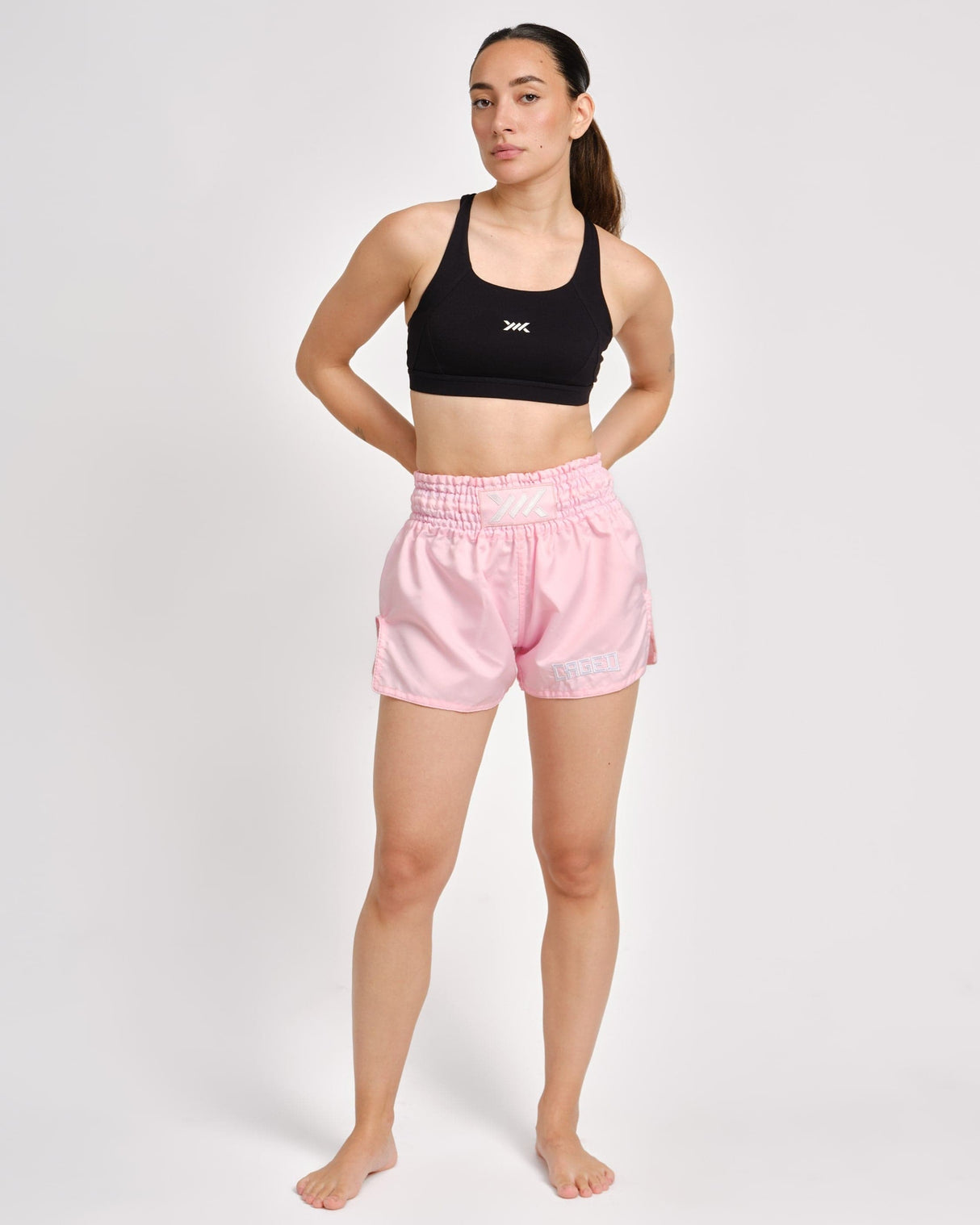 Caged Classic Muay Thai Shorts - Licht roze