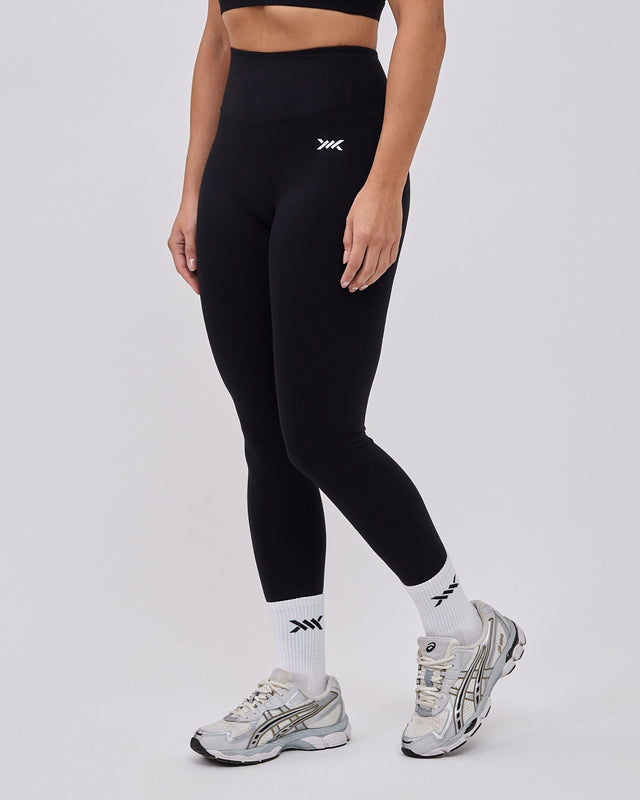 Caged Essential Leggings – Schwarz