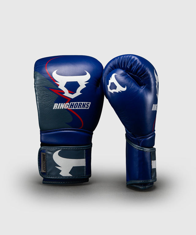 Gants de boxe Ringhorns Charger by Venum – Bleu marine/Rouge