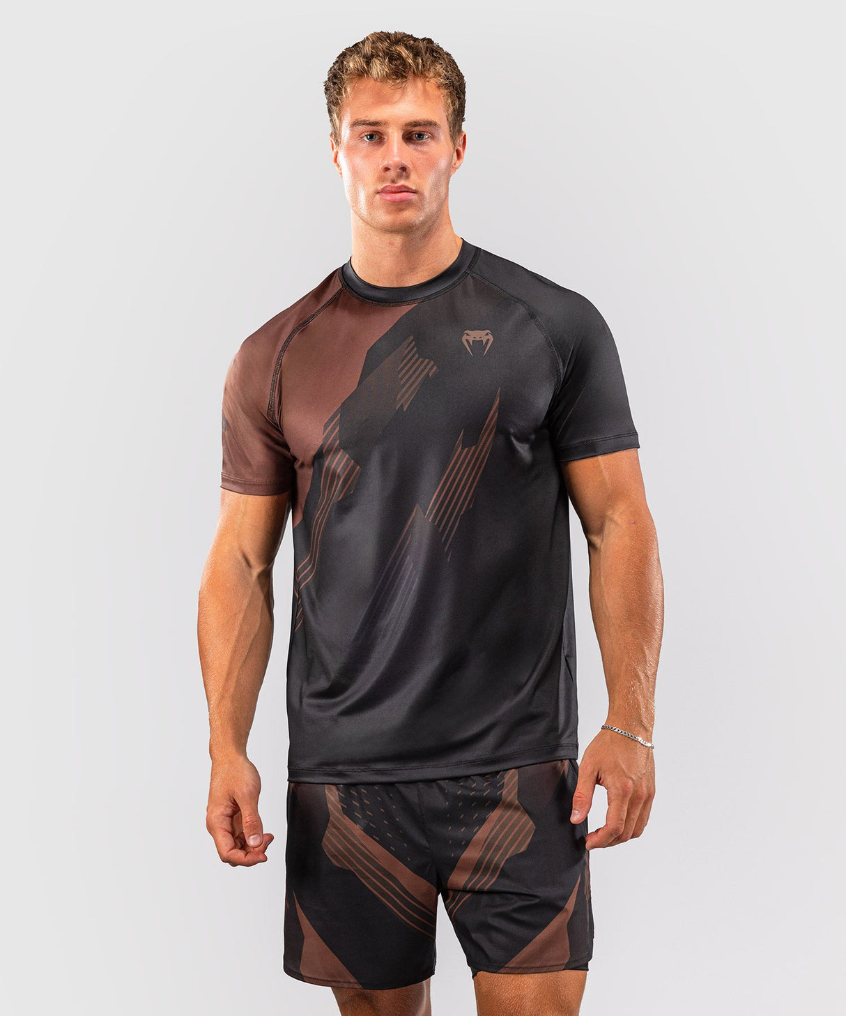 Venum T-Shirt No-Gi 6.0 - Zwart/Bruin
