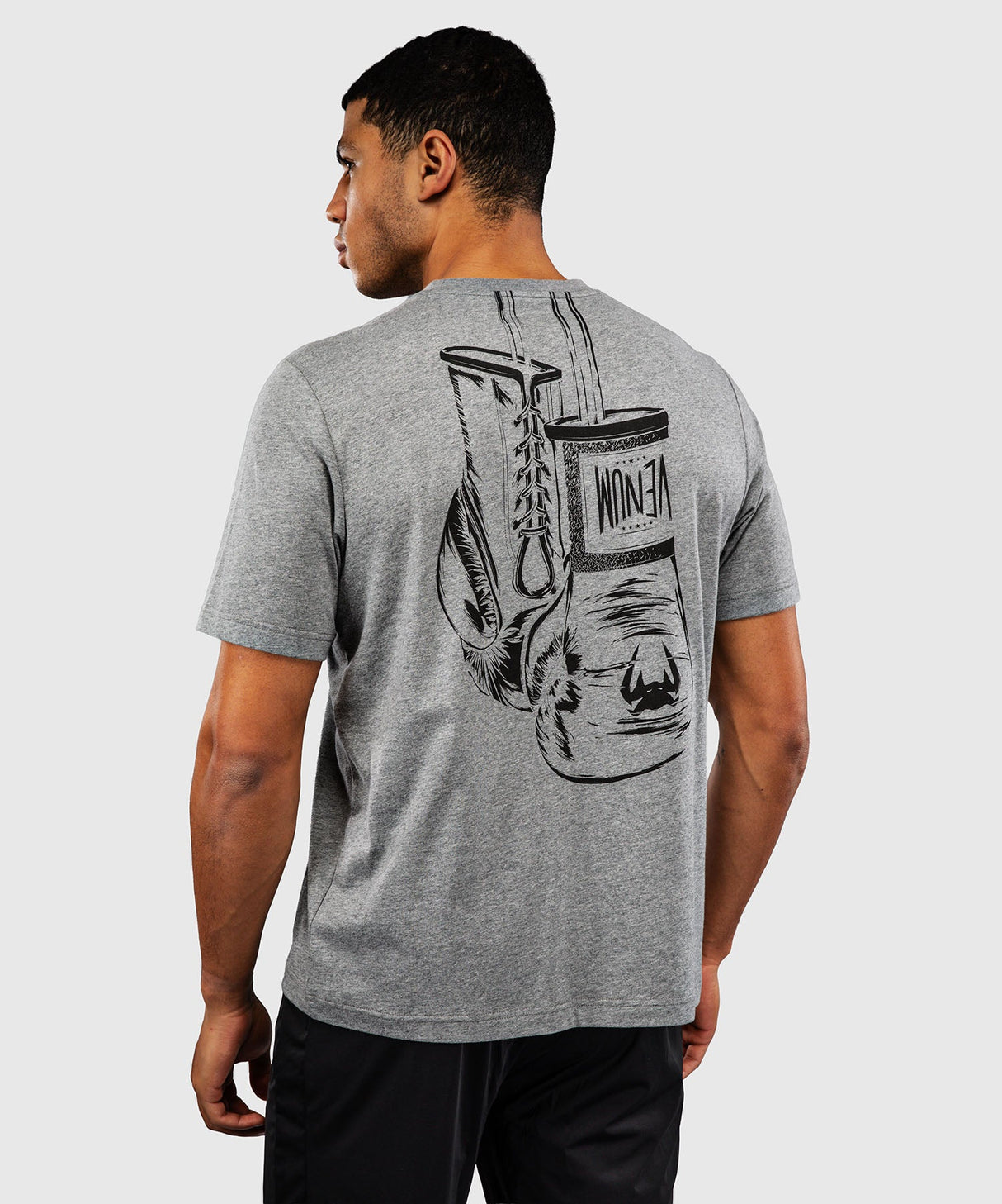 Venum T-Shirt Fight Icon - Licht Gemêleerd Grijs