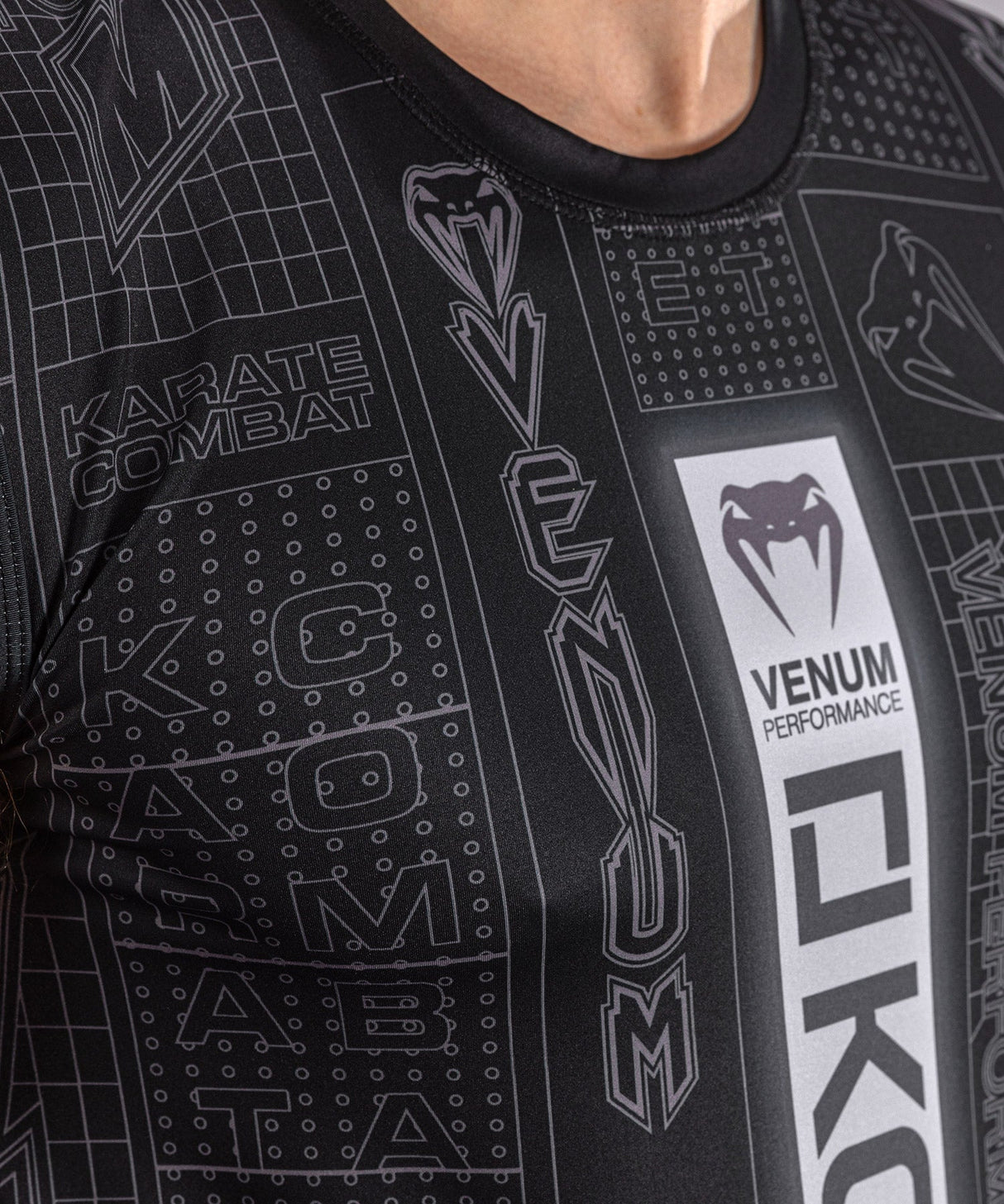 Venum Tank Top Karate Combat - Zwart/Grijs