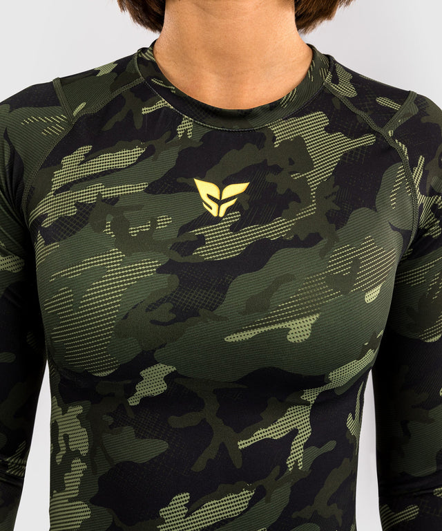 Rashguard Venum x Sophia Rose para mujer – Forest Camo