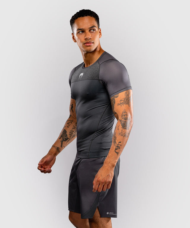 Venum Rashguard G-Fit Scale Korte Mouwen - Grijs