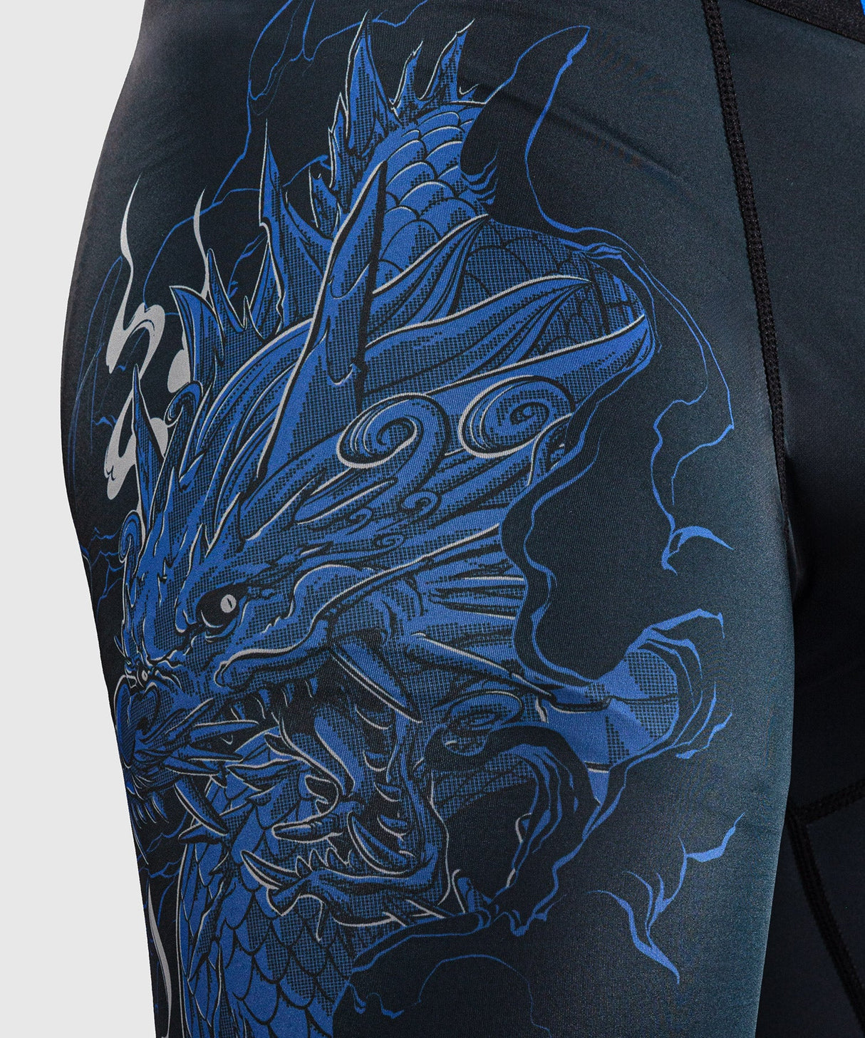 Venum Compressiebroek Thunder Dragon - Zwart/Koningsblauw