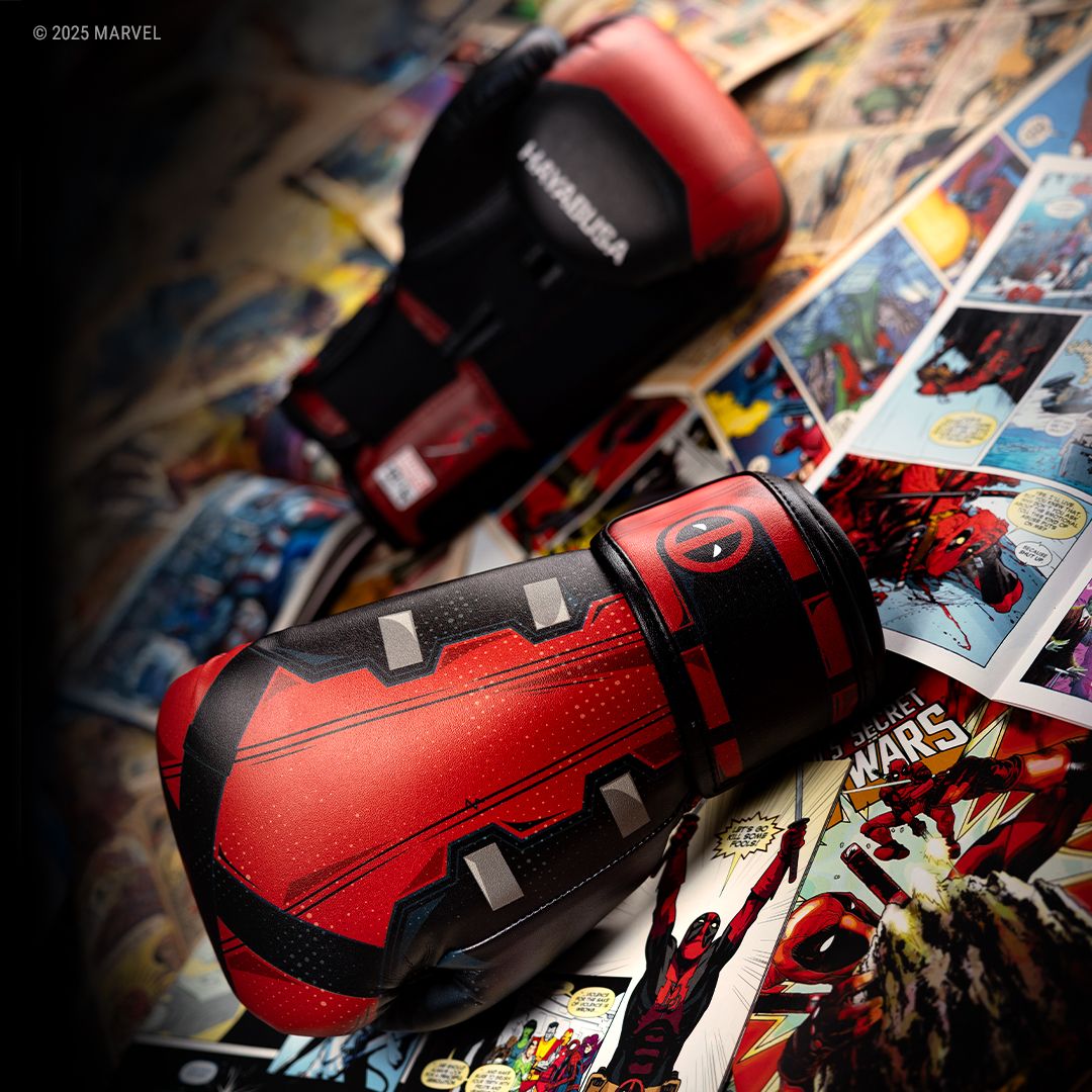 Hayabusa x Marvel Bokshandschoenen Deadpool - Rood/Zwart
