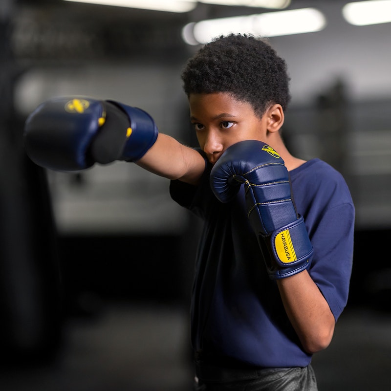Hayabusa Bokshandschoenen T3 Kids - Blauw/Geel