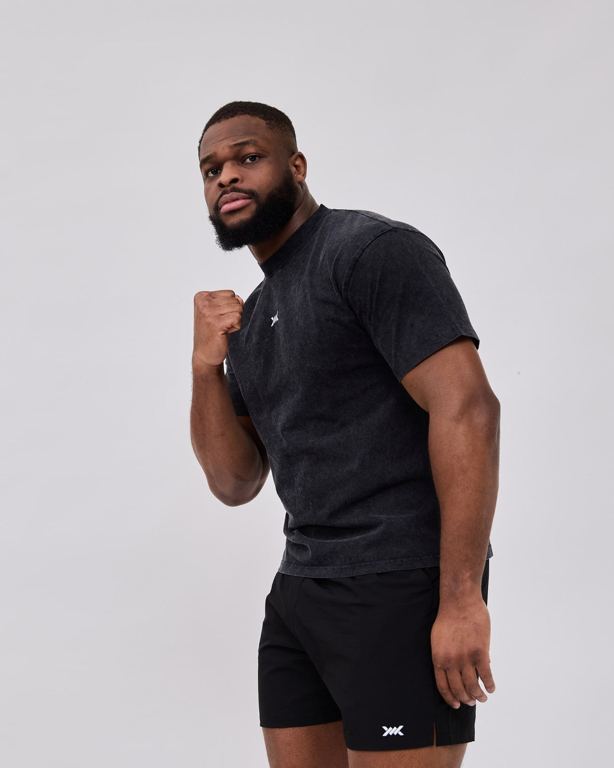 Caged Classic T-Shirt - Washed Zwart