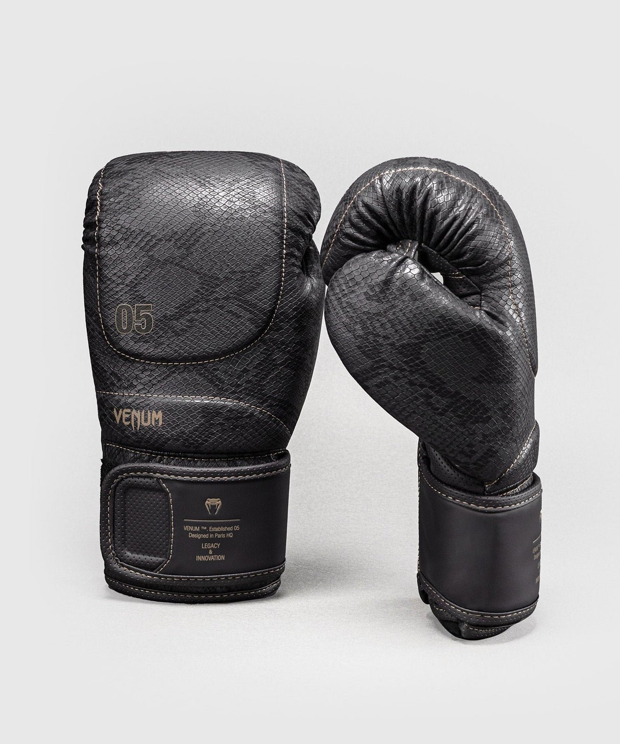 Venum Bokshandschoenen Impact Evo Scales - Donkergrijs