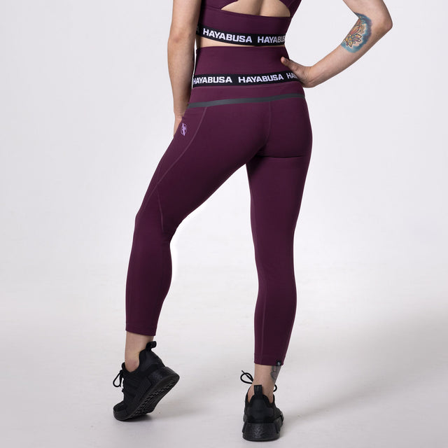 Hayabusa Leggings High Rise 3/4 Dam - Vin
