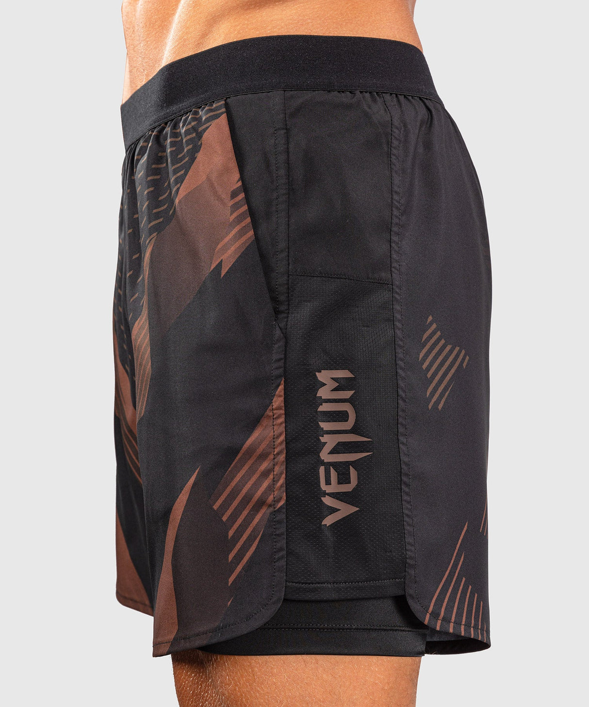 Venum MMA Shorts No-Gi 6.0 - Zwart/Bruin