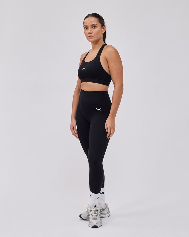 Caged Essential Leggings – Schwarz