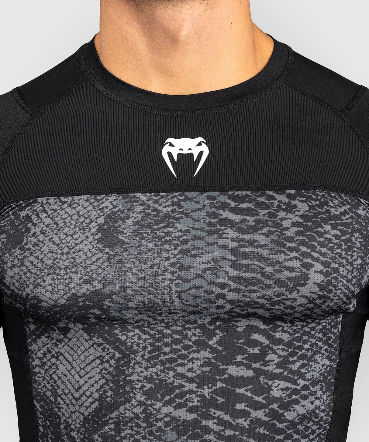 Venum Rashguard Lange Mouwen G-Fit Scales - Zwart/Grijs