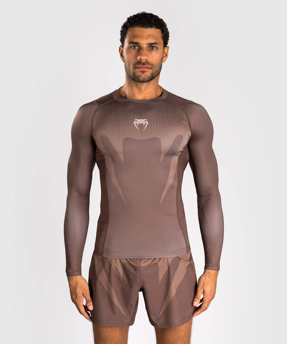 Venum No Gi Rashguard Lange Mouwen - Bruin